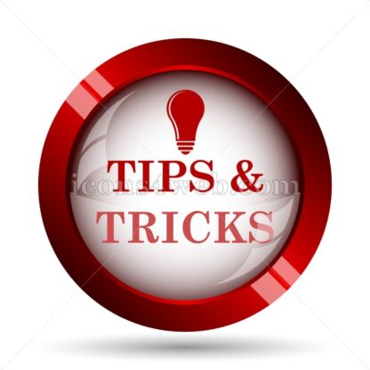 Tips and tricks website icon. High quality web button. - Icons for website
