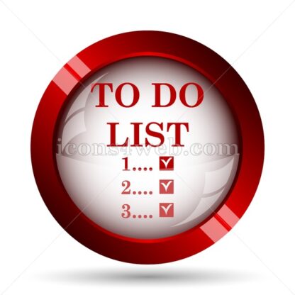 To do list website icon. High quality web button. - Icons for website