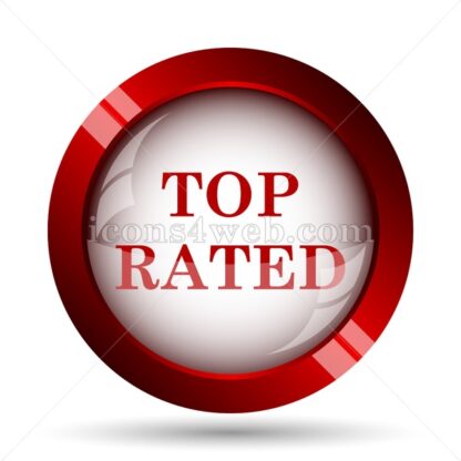 Top rated  website icon. High quality web button. - Icons for website