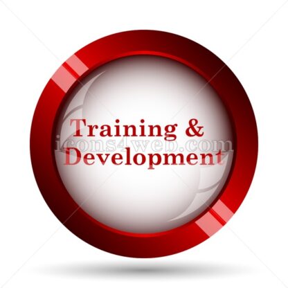 Training and development website icon. High quality web button. - Icons for website