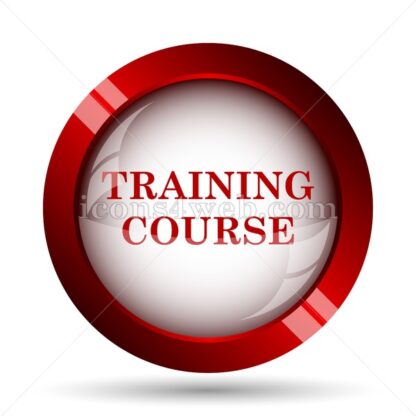 Training course website icon. High quality web button. - Icons for website