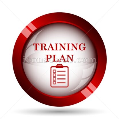 Training plan website icon. High quality web button. - Icons for website