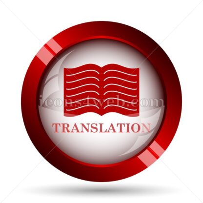 Translation book website icon. High quality web button. - Icons for website