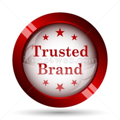 Trusted brand website icon. High quality web button. - Icons for website