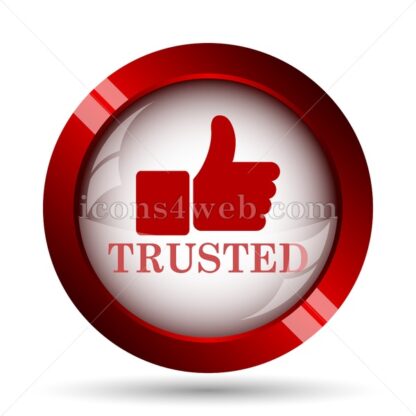 Trusted website icon. High quality web button. - Icons for website