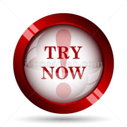 Try now website icon. High quality web button. - Icons for website