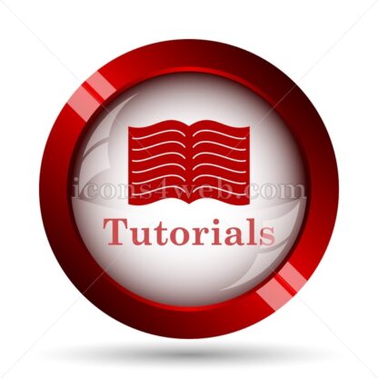 Tutorials website icon. High quality web button. - Icons for website