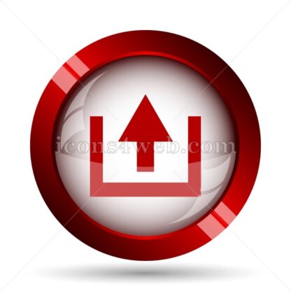 Upload sign website icon. High quality web button. - Icons for website