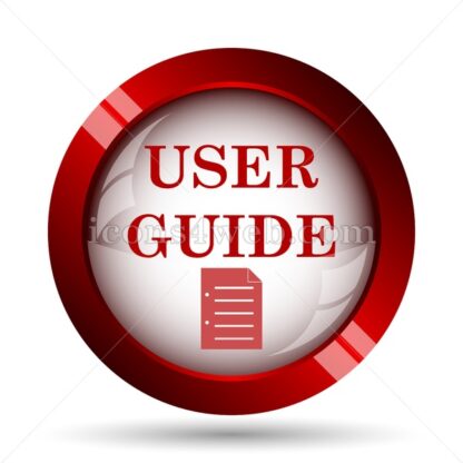 User guide website icon. High quality web button. - Icons for website