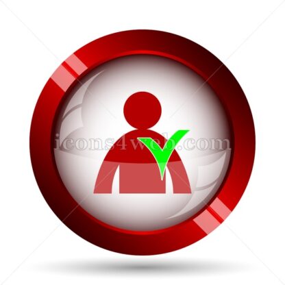 User online website icon. High quality web button. - Icons for website