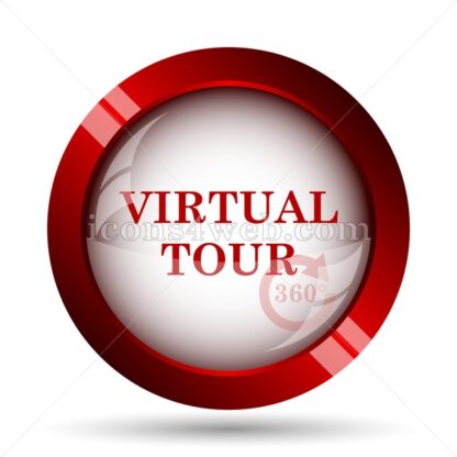 Virtual tour website icon. High quality web button. - Icons for website