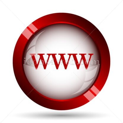 WWW website icon. High quality web button. - Icons for website