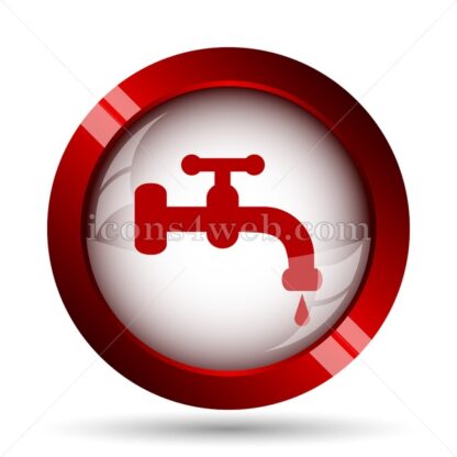 Water tap website icon. High quality web button. - Icons for website