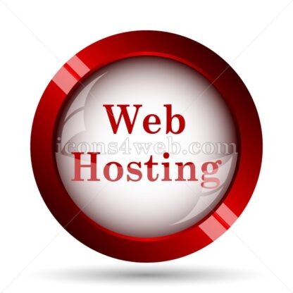 Web hosting website icon. High quality web button. - Icons for website