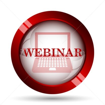 Webinar website icon. High quality web button. - Icons for website