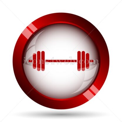 Weightlifting website icon. High quality web button. - Icons for website