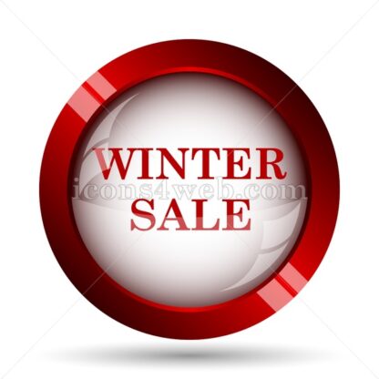 Winter sale website icon. High quality web button. - Icons for website