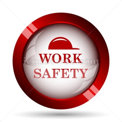 Work safety website icon. High quality web button. - Icons for website