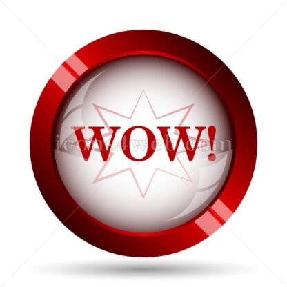 Wow website icon. High quality web button. - Icons for website