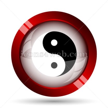 Ying yang website icon. High quality web button. - Icons for website