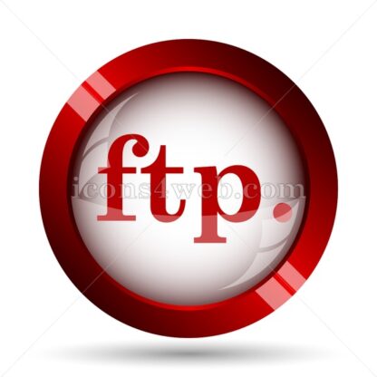 ftp. website icon. High quality web button. - Icons for website