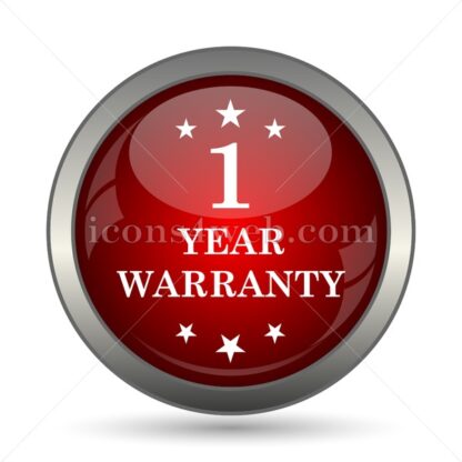1 year warranty vector icon - Icons for website