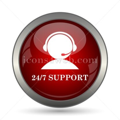 24-7 Support vector icon - Icons for website
