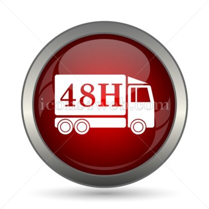 48H delivery truck vector icon - Icons for website