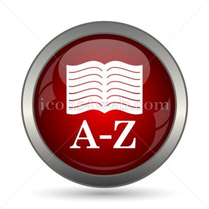 A-Z book vector icon - Icons for website