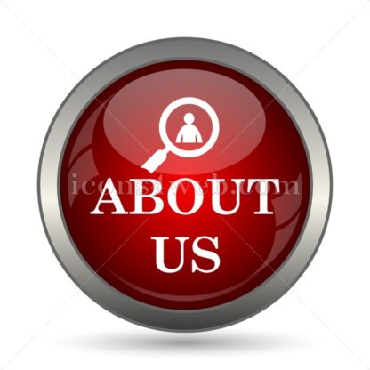 About us vector icon - Icons for website