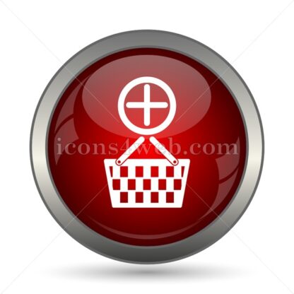 Add to basket vector icon - Icons for website