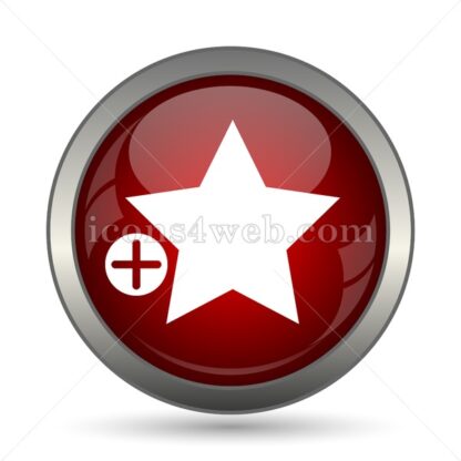 Add to favorites vector icon - Icons for website