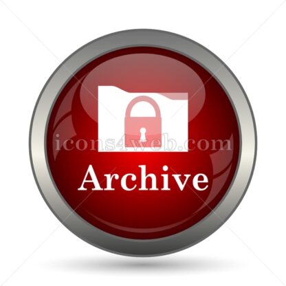 Archive vector icon - Icons for website