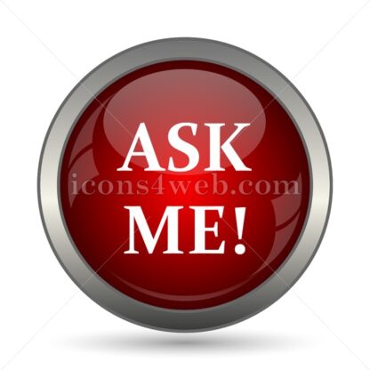 Ask me vector icon - Icons for website
