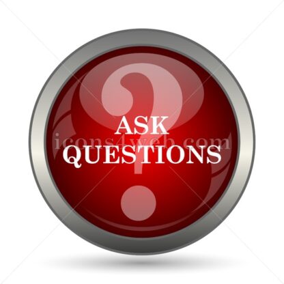 Ask questions vector icon - Icons for website