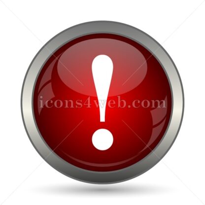 Attention vector icon - Icons for website