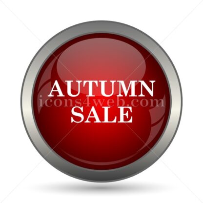 Autumn sale vector icon - Icons for website