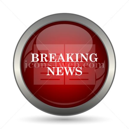 Breaking news vector icon - Icons for website