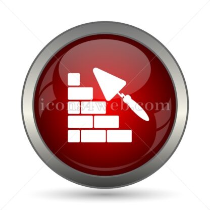 Building wall vector icon - Icons for website