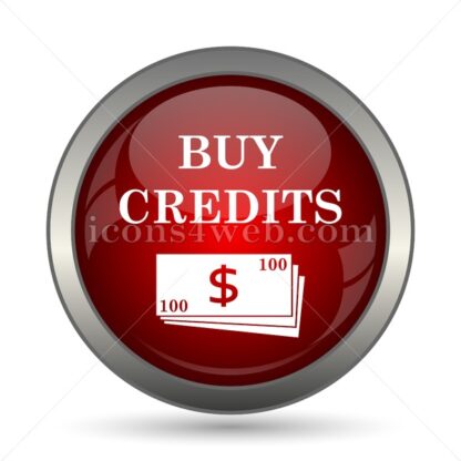 Buy credits vector icon - Icons for website