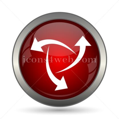 Change arrows out vector icon - Icons for website