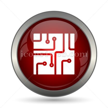 Circuit board vector icon - Icons for website