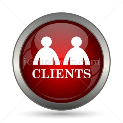 Clients vector icon - Icons for website