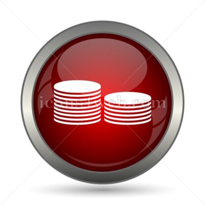 Coins. Money vector icon - Icons for website