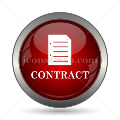 Contract vector icon - Icons for website