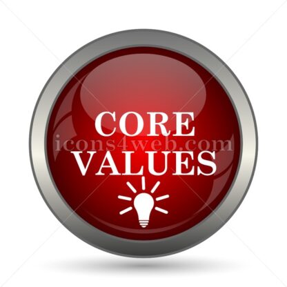 Core values vector icon - Icons for website