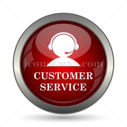 Customer service vector icon - Icons for website