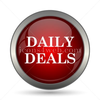 Daily deals vector icon - Icons for website