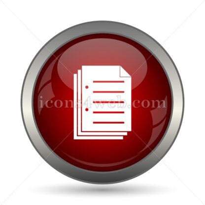 Document vector icon - Icons for website