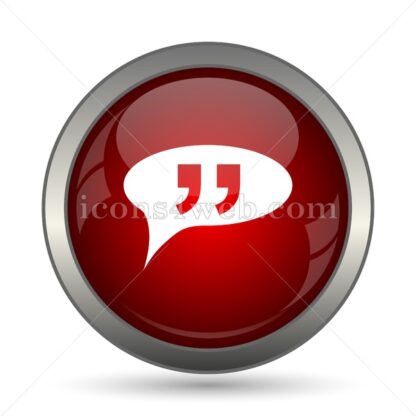 Double quotes vector icon - Icons for website